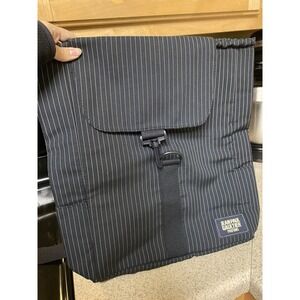 John Paul Gaultier Parfums Bag Navy Blue Pin Striped Men's Pack